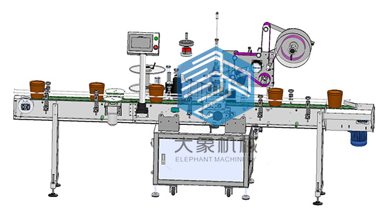 圆瓶加平面贴标机